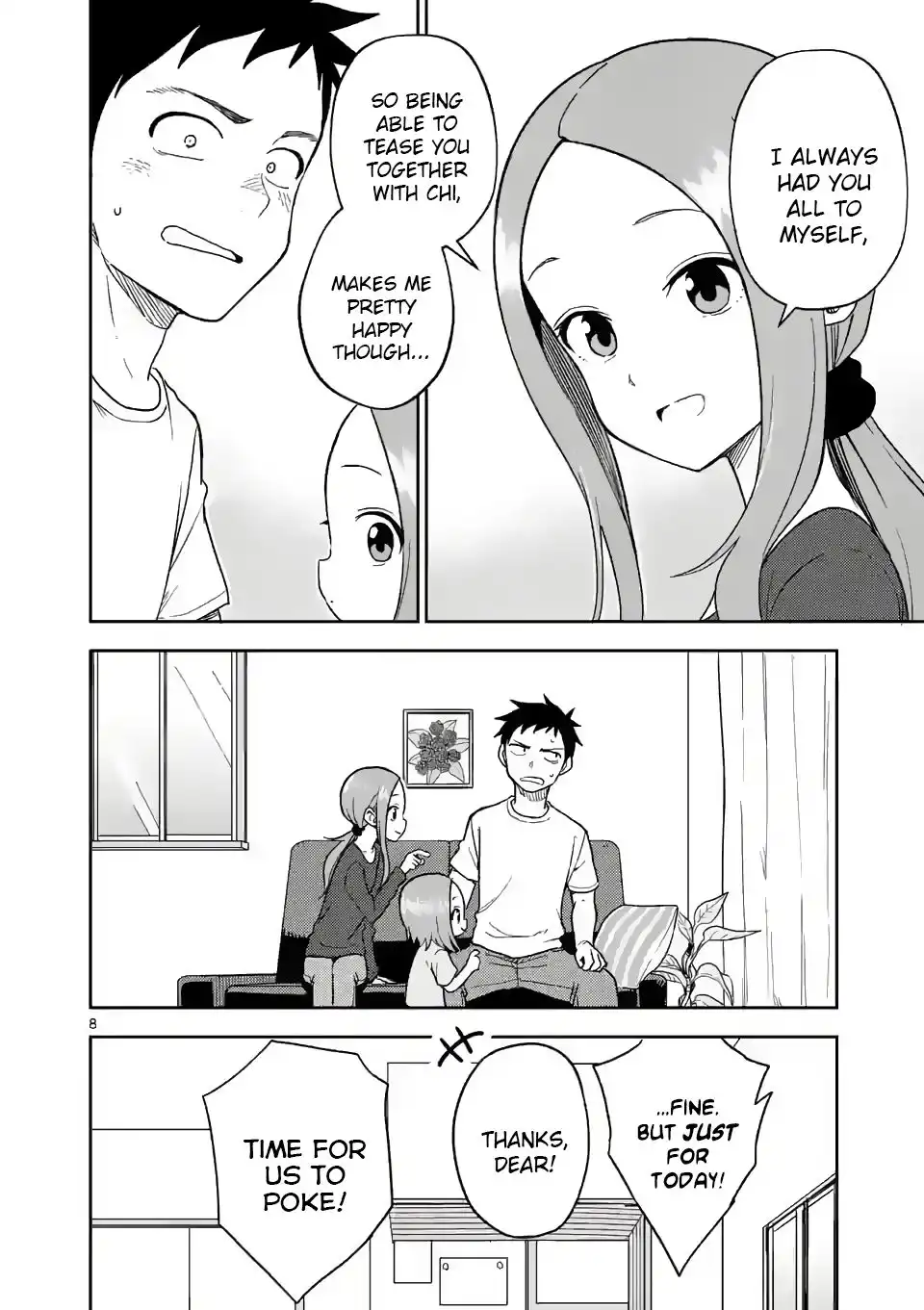 Karakai Jouzu no (Moto) Takagi-san Chapter 161 8